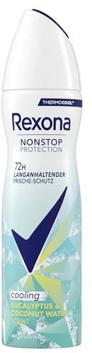 Rexona Nonstop Protection Anti Transpirant Spray Eucalyptus & Coconut Water Scent x 150 ml