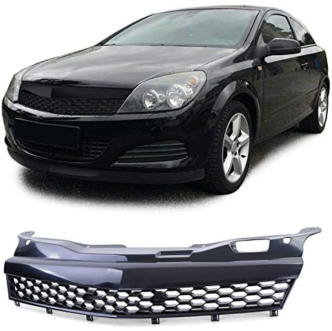Sport Waben Kühlergrill ohne Emblem Schwarz für Opel Astra H GTC TwinTop 05-10