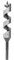 ENT 41094 Schlangenbohrer WS, Durchmesser (D) 32 mm, NL 165 mm, GL 235 mm, S 12 mm 6-kant