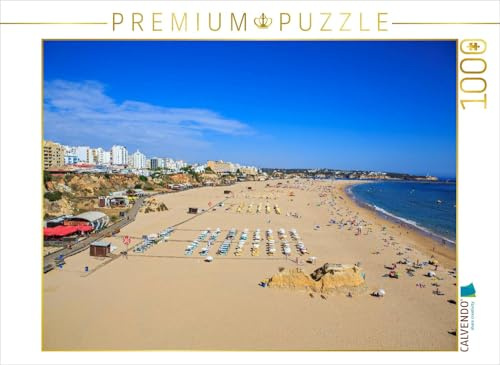 CALVENDO Puzzle Der Strand von Portimao an der Algarve | 1000 Teile Lege-Größe 64 x 48 cm Foto-Puzzle für glückliche Stunden