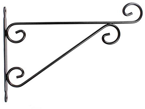 JARDIFER Blumenampel-Wandhalter Classic 39cm weiß, Grosses Modell