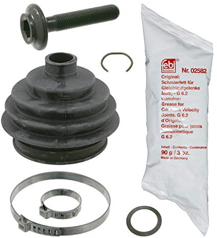 febi bilstein 03633 Achsmanschettensatz, 1 Stück | Kompatibel mit: AUDI 80 B3 Stufenheck, 80 B4 Avant, 80 B4 Stufenheck, 90 B2, 90 B3
