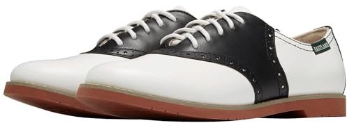 Eastland Women's Sadie Oxford, Black/White, 9 Medium US