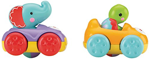 Fisher-Price DI-BJT90 Schnellfreunde Schildkröte und Elefant