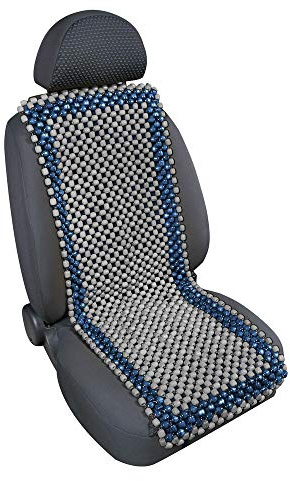 LAMPA 54499 Stück Schonbezug für die Vordersitze Vorne Blau grau | Easy-Fit Montagesystem, Massagefunktion, Luftaustausch, OEM 54499