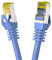 BIGtec LAN Kabel 7,5m Netzwerkkabel CAT7 Ethernet Internet Patchkabel CAT.7 blau Gigabit doppelt geschirmt Netzwerke Modem Router Switch 2 x Stecker RJ45 kompatibel zu CAT.5 CAT.6 CAT.6a CAT.8