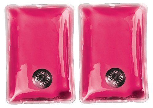 notrash2003 Taschenwärmer nach ISO 13485 Handwärmer Heat Pads Fingerwärmer Wiederverwendbare Gel - Pads Thermopads in vielen Ausführungen und Mengen (Rosa - 2 Stück)