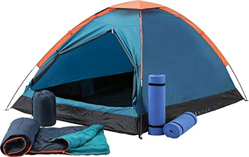 McKinley Festent Zelt Petrol/Orange Einheitsgröße