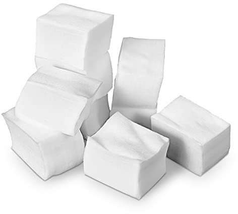 LvDon Ltd 900Pcs Lint Free Nail Art Wipes Paper Pad Tips Glue Polish Remover Clean Glitter