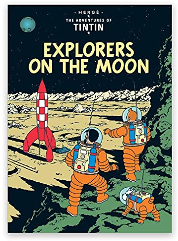 Tintin Postcard Album: Explorers on the Moon 30085 (10x15cm)