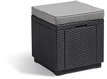 Keter Cube with Storage and Cushion