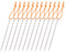 iBasingo 12 Stück/los Titan Heringe 16.5 cm Ultraleicht Zelt Stakes Heavy Duty Zelt Nägel Outdoor Markise Stakes Camping Ground Pin Zelt Zubehör für Gras Harten Boden mit Seil nur 16g/pc Ti4005P