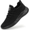 BUBUDENG Men's Trainers Fashion Sneakers Walking Casual Running Shoes Gym Sport Tennis Shoes Black,9.5 UK(Label Size: 44)