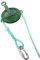 20mm Polysteel Gin Wheel Rope x 100 Metres Complete with Gin Wheel & Soft Eye Splice & Quick Link