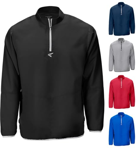 Easton | ALPHA Long Sleeve Cage Jacket | Adult Medium | Black