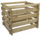 B-Ware Holzkomposter Lärche 80x100xH60 cm mit Holz-Stecksystem Komposter Komposte Steckkomposter Kompostsilo