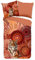 Traumschloss Satin Bettwäsche »Anakin«, Mandalas mit Tiger, Federn, orange, 135x200 & 80x80, 100% Baumwolle, atmungsaktiv & weich, mit Reißverschluss bestehend aus Kissen und Bettbezug