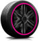 RADKAPPEN-KÖNIG 15 15 Zoll RKK21 LUX Pink RADBLENDEN RADKAPPEN