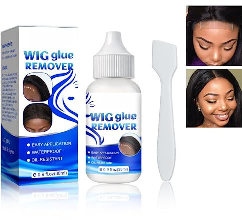 TBeautfave Waterproof Wig Glue Lace Front for Lace, Wig Glue Wig Adhesive Glue Hair Bonding Glue Strong Hold Invisible Adhesive Hair Glue for Wigs Hair Glue for Hairpiece & Wig & Toupee