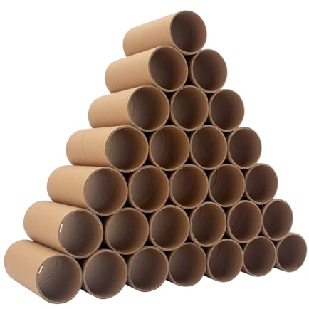 216 Stück Bastelrollen, runde Pappröhren zum Basteln, Papierrollen für Klassenzimmer, Bastelröhren, Papierröhren für Bastelkunst, 4,8 x 9,9 x 137,9 cm, 4,1 x 9,9 x 137,9 cm, 3,9 x 137,9 x 137,9 cm