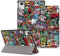 DINGGUAGUA Custodia per Lenovo Tab M11 11 Pollici Tablet 2024 TB330FU, Ultra-sottile Cover con Funzione Supporto,Graffiti