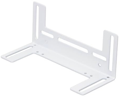 Elprico Fan Bracket,Computer Radiator Holder for 8cm 9cm 12cm Fans,Thickened Stainless Steel Low Noise Computer Radiator Fan Holder (White)