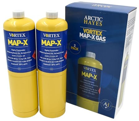 Arctic Hayes Pack of 2 Map X Gas Canisters, 400g Each