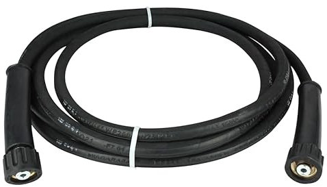 Profi Hochdruckschlauch | für Kärcher Kränzle Hochdruckreiniger | bis 400 bar | DN 10 | robust und flexibel | M22x1,5 IG x M22x1,5 IG | Schlauch (5 Meter)