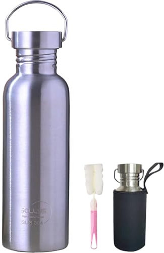 Miaoyak Titan-Wasserflasche, 500 ml, 750 ml, 1500 ml, 304 Edelstahl, nicht isoliert, Sportkocher, Wandern, Camping