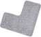 L-förmige Badmatte Marmor-strukturierte Badenteppiche 31.5x31.5in Absorption Duschteppich nicht rutschfeste Badewanne Teppichmaschine Waschbar minimalistische Badezimmermatte, L-förmige Badematte