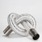 ChicBosomn Tubo rígido flexible de acero inoxidable para chimeneas de combustible, diámetro de 50 mm, rango de estiramiento de 0,65 a 1,5 metros