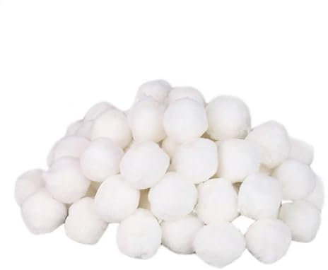 -Schwammball – Filterschwamm für , Schwimmbad, Aquarium, Aquarium, Sandfilter, -Schaumabsorber, Reinigungswerkzeuge für weißes Öl (30 x 23 x 14 cm)