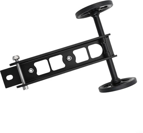 ZMdooreasy Easywheel für Rhine für Birdy 123 Klapprad, Aluminiumlegierung, Gepäckträger-Zubehör (schwarz)