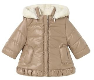 Mayoral Wendbare Jacke für Baby - Mädchen Erdnuss