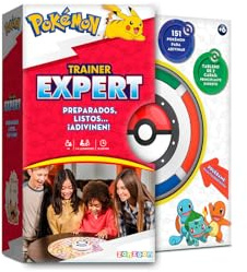 Pokémon Trainer Expert – Juego de Mesa Interactivo de Adivinanzas– ¡Entrena, Compite, Adivina y Conviértete en Leyenda! Versión en Español