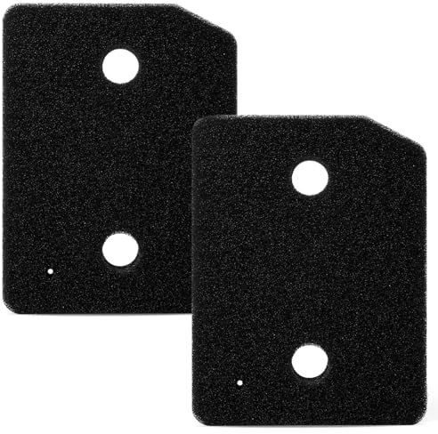 HOUSEMAX 2 Stück Filter für Miele T1 Trockner 9164761 | kompatibel mit Miele T1 Wärmepumpentrockner, Fein-Grob 207 x 157 x 30mm Wäschetrockner Sockelfilter Schwammfilter Filtermatte