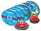 Silverline 12pce 115 mm Cutting and Grinding Discs Kit, Coarse/Extra Coarse/Very Fine/Fine Grit, Steel/Diamond Grit Material, Multicolored, Compatible with Angle Grinder