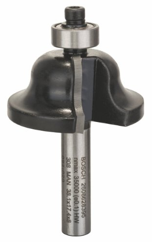 Bosch 1x PRO Profilfräser römisch (für Weichholz, Hartholz, Ø 38,1 mm, Professional Zubehör Handfräse, Kantenfräse)