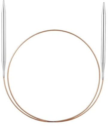 Addi Rundstricknadeln, extra lang, 200 cm, 2,0 mm, Messing, vernickelt, 2 mm