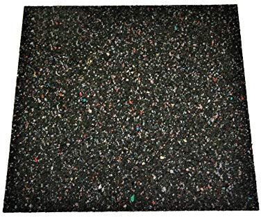 Gummimatte Waschmaschine - Anti-Vibrationsmatte HxBxT: 600x600x20 mm (Marke: Szagato) (Antirutschmatte Bautenschutzmatte Gummigranulatmatte Kofferraummatte)