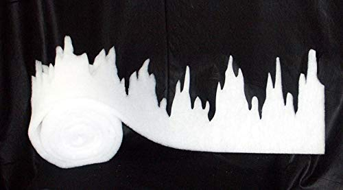 Everflag Schneewatte - Deko Eiszapfenfries 475 cm