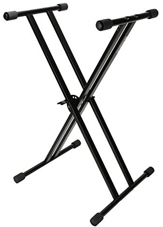 STRUKTURE SK200-KD Double Brace Econo Keyboard Stand, Gloss