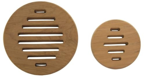 Teak-Lüftungsgitter Ø 100mm