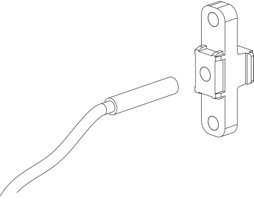 GU HS Verschlussüberwachung Schema A, mit Kabel 4 m, weiß