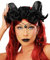 Womens Gothic Mystic Black Rams Horn Headpiece