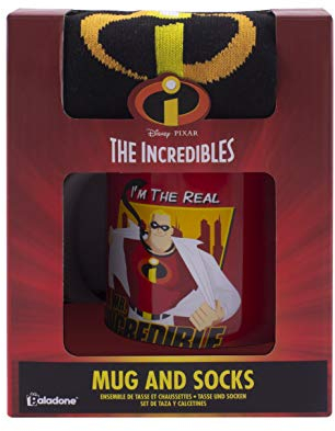 Paladone Disney Pixar Mr. Incredible Mug and Socks Set