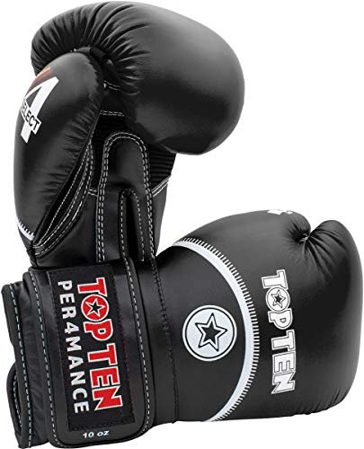 TOP TEN Boxhandschuhe „4Select“ - schwarz, 12 oz