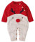 Geagodelia Carino Maglioni Natale Cappotto da Neonati Unisex Manica Lunga Pagliaccetti Lavorati a Maglia Tuta Renna Abiti Complessivi 0-18 Mesi da Bambini (Elk Rosso, 3-6 Mesi)