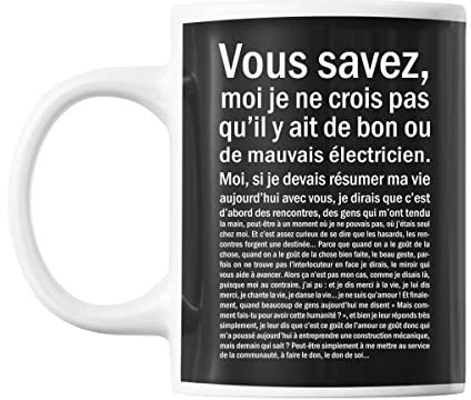 Mug Electricien Bon ou Mauvais