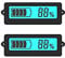 DollaTek 2Pcs Meter, DC 8-63V Lead Acid Battery Capacity Tester 12V-48V LCD Digital Battery Monitor Panel Gauge, Lithium Battery Status Indicator for Universal Auto Car Vehicle
